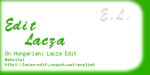 edit lacza business card